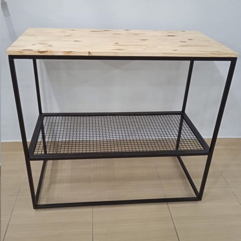 Balcão Atendimento com prateleira aramada