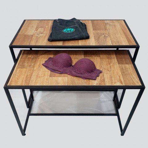 Conjunto de mesa expositora