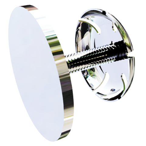 Acabamento travessa tubo redondo - metal