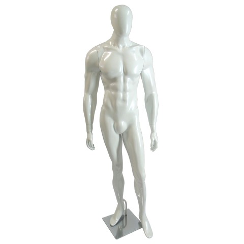 Manequim masculino braço reto com passo