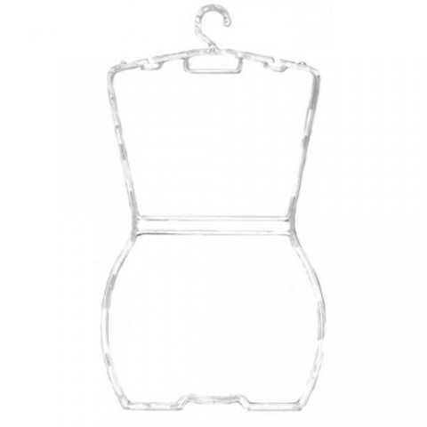 Cabide silhueta acrílico adulto