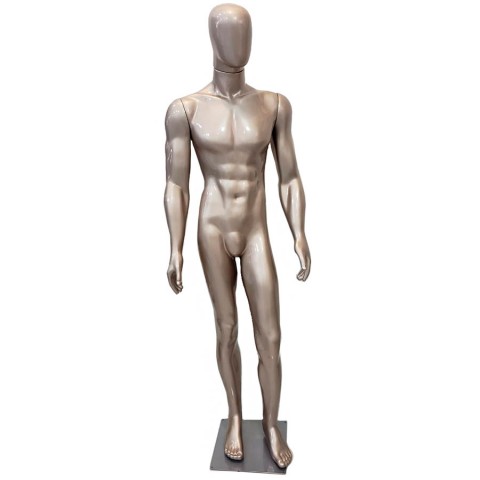 Manequim masculino de polietileno  cor Júpiter