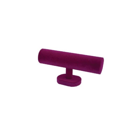 Expositor de pulseira simples veludo preto