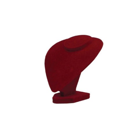 Expositor de colar coração veludo preto